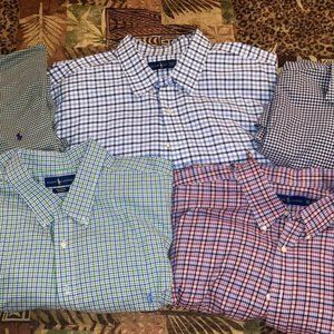 Polo by Ralph Lauren Plaid Button Down Shirt Bundle 4XLT